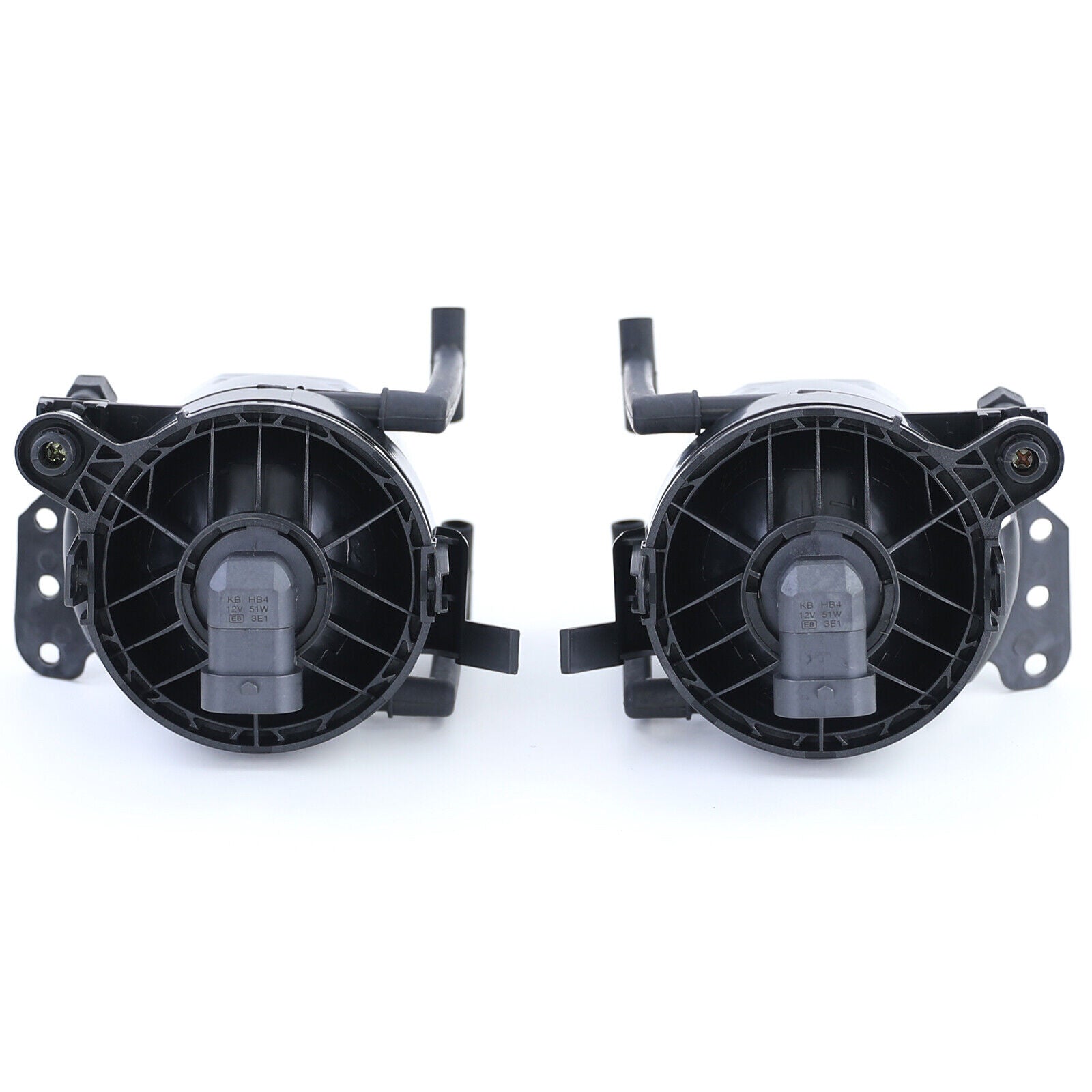 Coppia fendinebbia in vetro trasparente HB4 fumo adatto per BMW E60 E61 03-07 AUTOELEGANCERICAMBI
