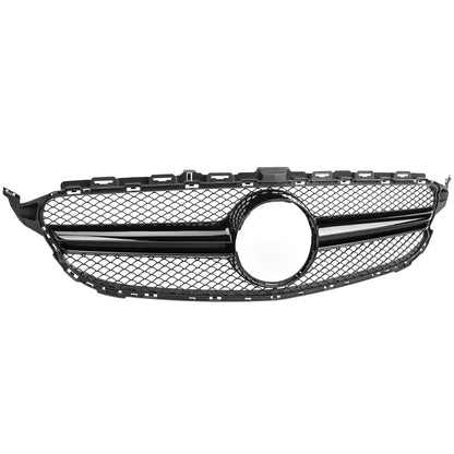 GT Panamericana Grille Suitable For Mercedes C Class W205 S205 A205 Black 