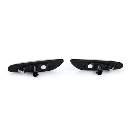 Aftermarket Black Smoke LED Side Marker Light Compatible with BMW 3 Series E46 01-05 E90 E91 E92 E93 