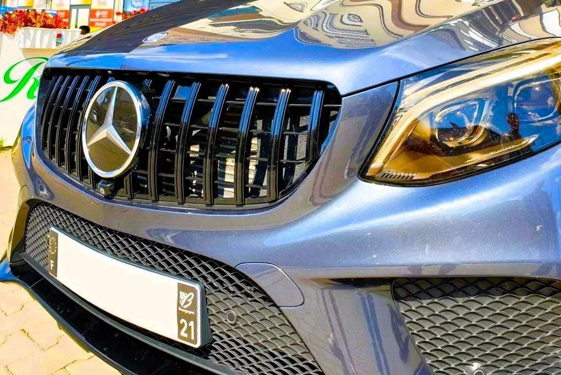 ✨Glossy Black Grille SUITABLE FOR Mercedes GLE Class W166 15-19✨