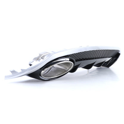 Rear Diffuser with Exhaust Tips for Audi A4 B8 Facelift 11-15 