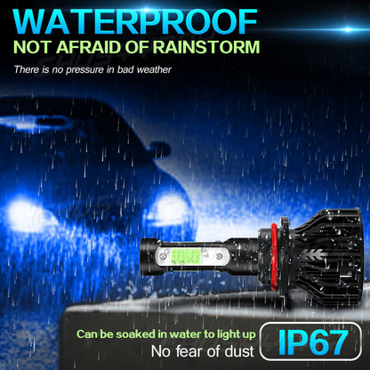 4 Pz Per Dodge Charger 2011-2013 2014 9005 + H11 led faro Alto/Basso Testa Luce