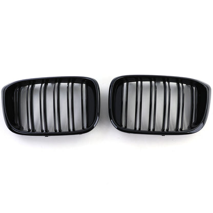 Griglia radiatore sportiva doppia barra lucida adatta per BMW X3 G01 X4 G02 2017