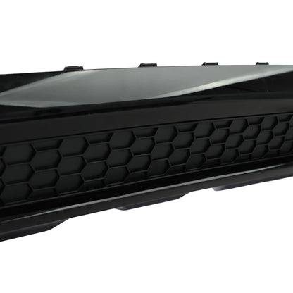 Diffusore posteriore con terminali di scarico cromati adatto per BMW X3 G01