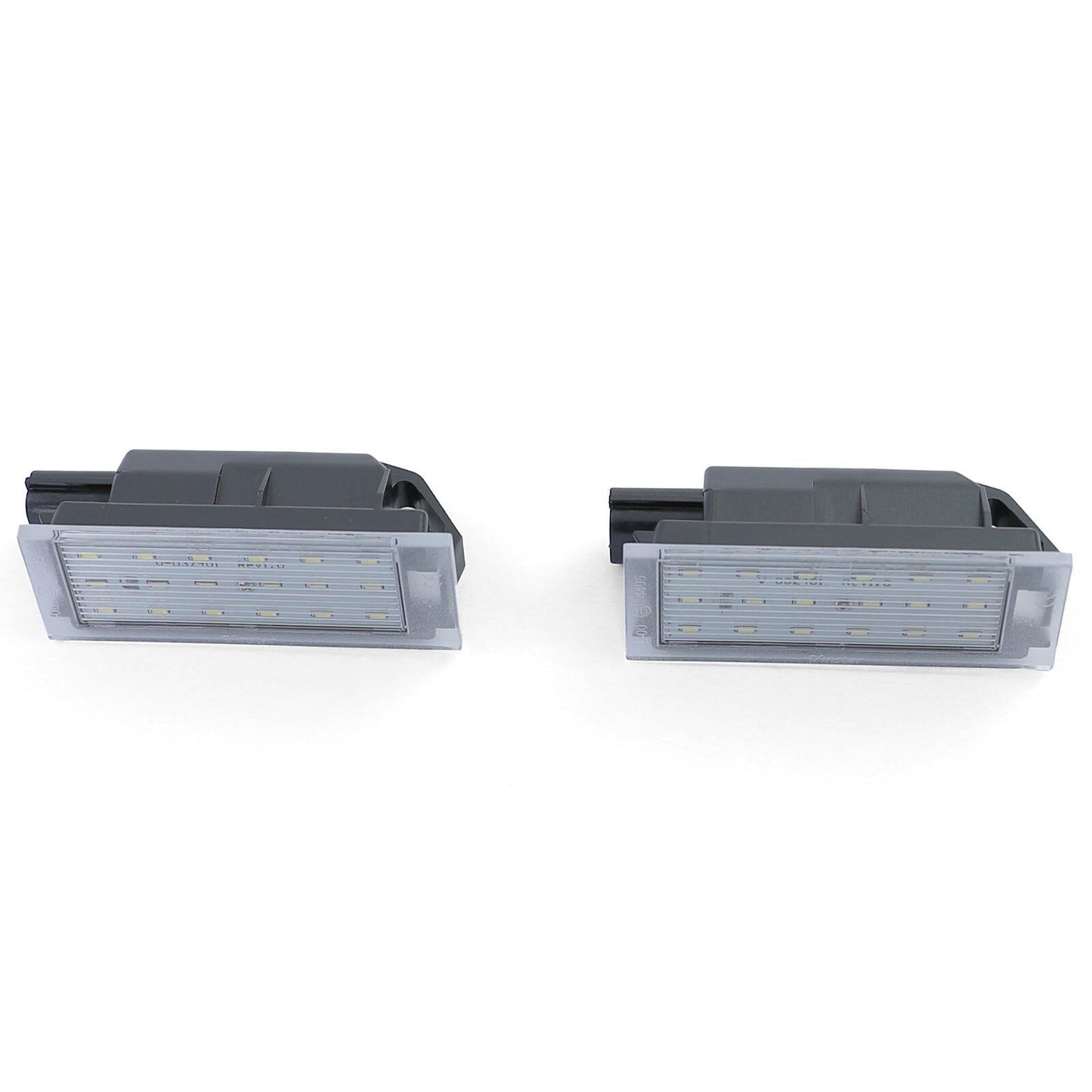 Faro targa a LED bianco 6000K per Renault Twingo Clio Megane Laguna -
