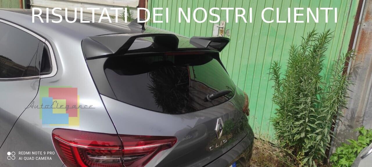 SPOILER ADATTO PER RENAULT CLIO 5 V 2019+ GREZZO CUP