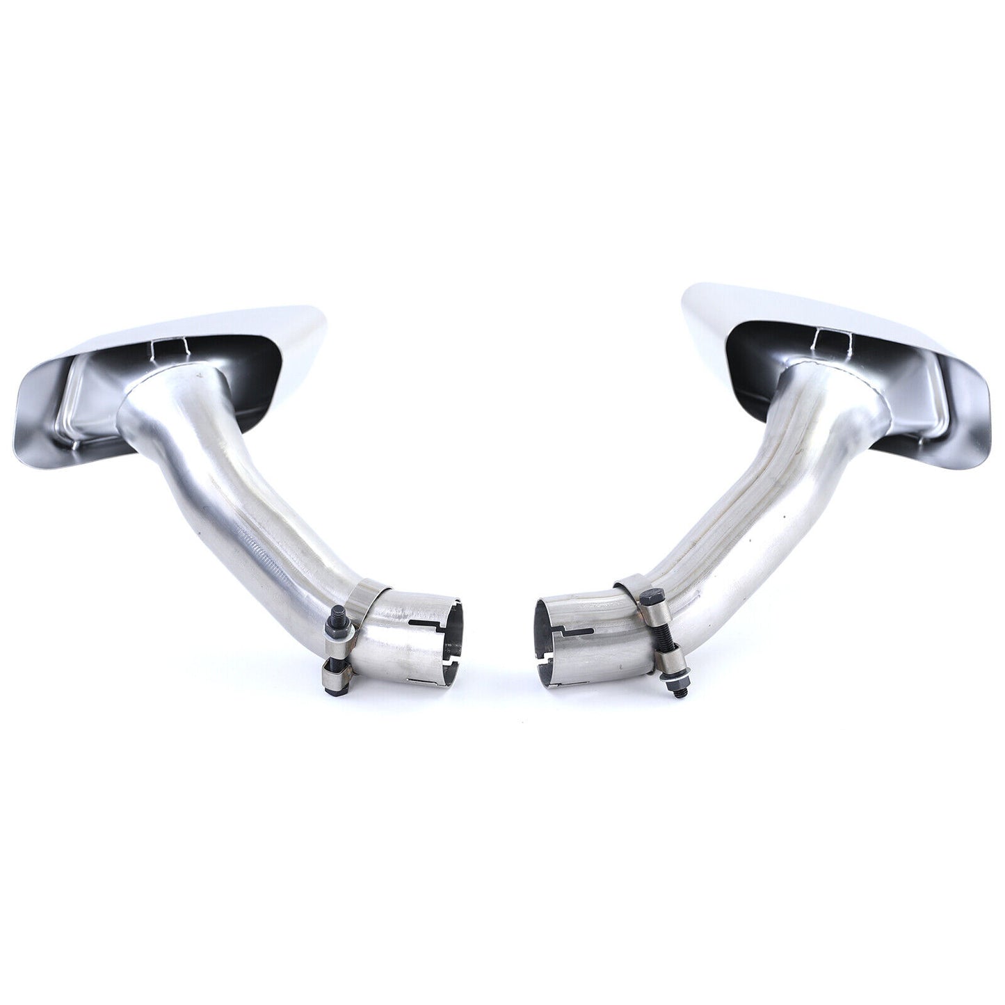 Stainless steel sports exhaust pipe 165x90 mm suitable for BMW X6 E71 