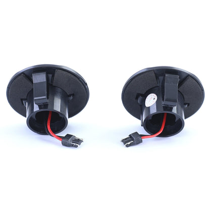 Coppia indicatori di direzione laterali a LED fumè neri aftermarket compatibile con Mazda MX5 NA NB NBFL 90-05