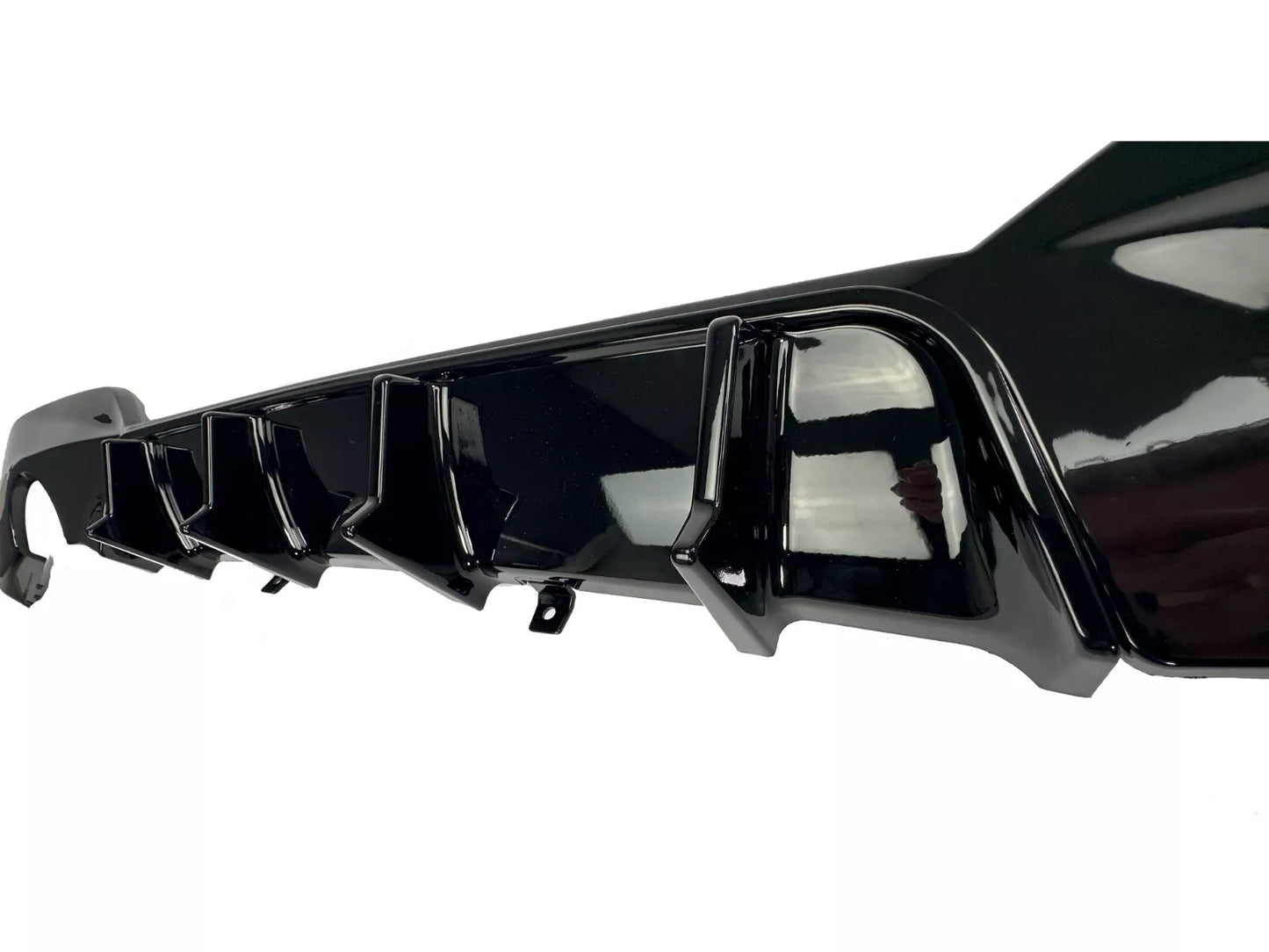 DIFFUSORE NERO LUCIDO ADATTO A BMW SERIE 3 G20 / G21 M SPORT 2018-2022
