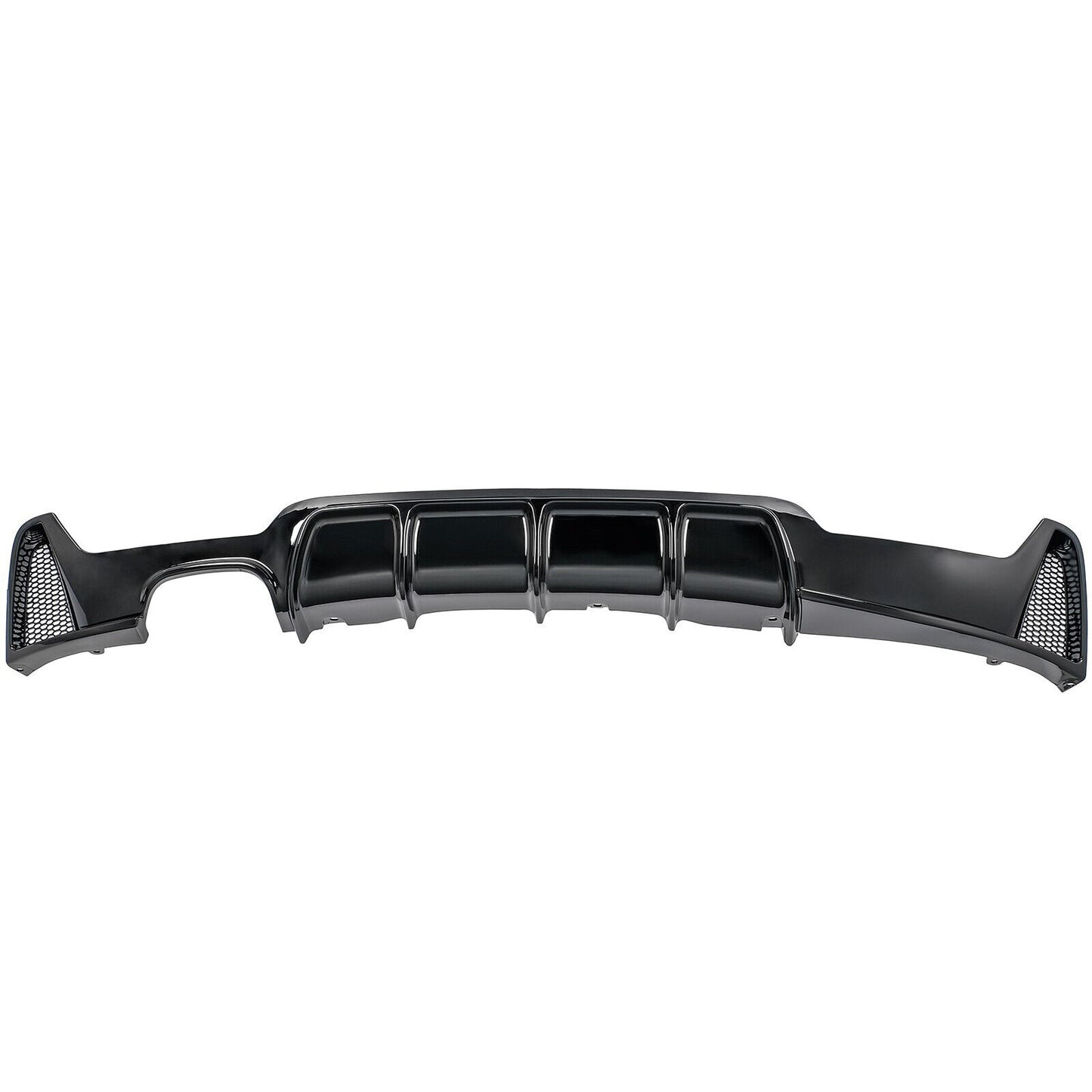 Diffusore posteriore paraurti doppio adatto per BMW Serie 4 Coupe F32 F82 Sport