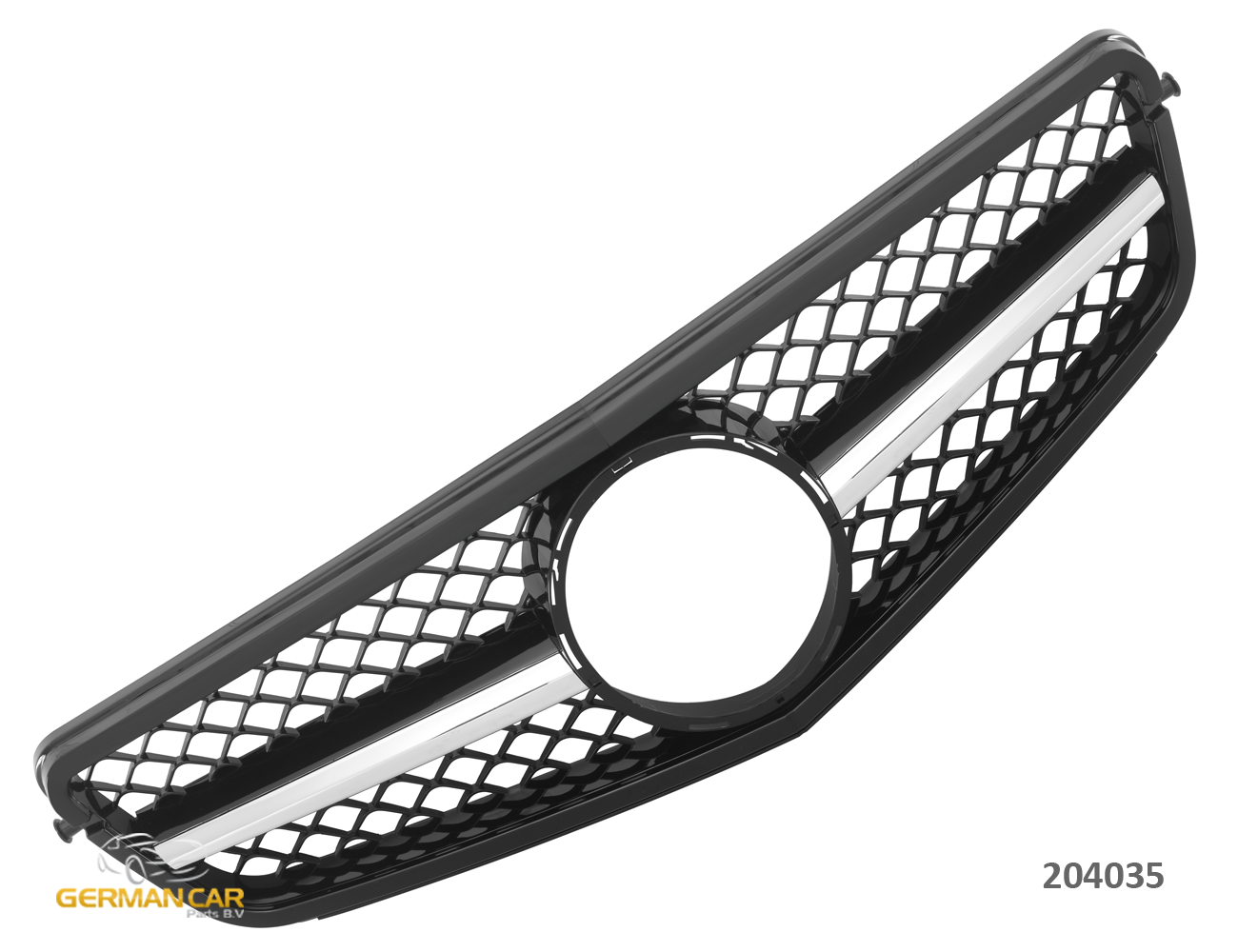 Griglia sportiva per Mercedes W204 S204 C cromata nera C63 AMG