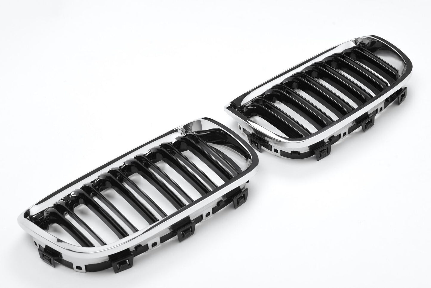 Grille for BMW 1 Series F20/F21 2012-2015 (pre-facelift) black chrome 