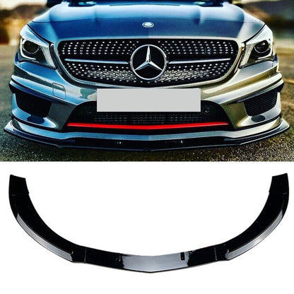 Adatto per Mercedes C117 X117 CLA con pacchetto AMG splitter spoiler anteriore