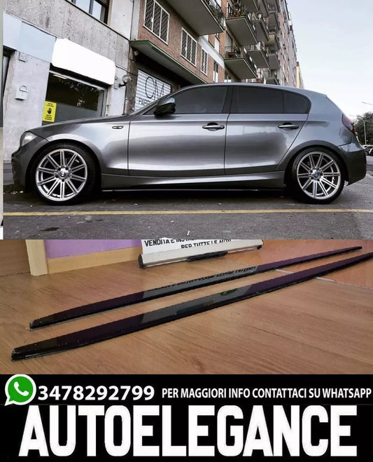 sotto minigonne e87 splitter flaps M SPORTIVO nero lucido