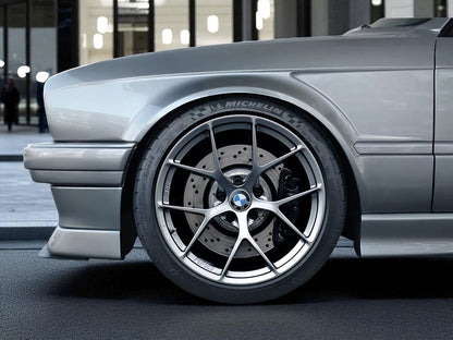 💫Set Parafanghi Anteriori Sinistro +Destro in Vetroresina per BMW Serie 3 E30💫