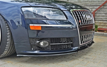 💕Splitter  adatto  per   AUDI S8 D3 nero  lucido ABS  💕
