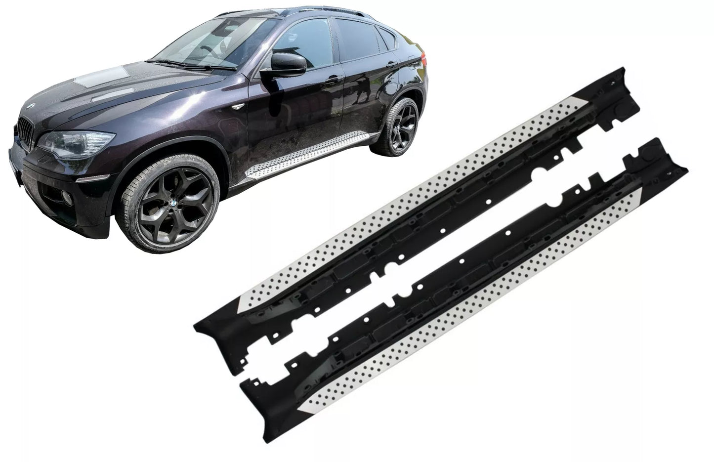 😍Pedane Side steps laterali per BMW X6 E71 E72 2008-2014😍