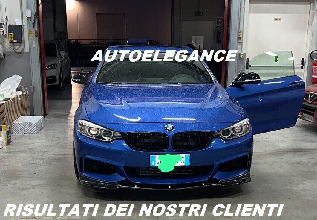 3 PIECE SPLITTER SUITABLE FOR BMW 4 SERIES F32 F33 F36 MSPORT GLOSS BLACK TENZO 