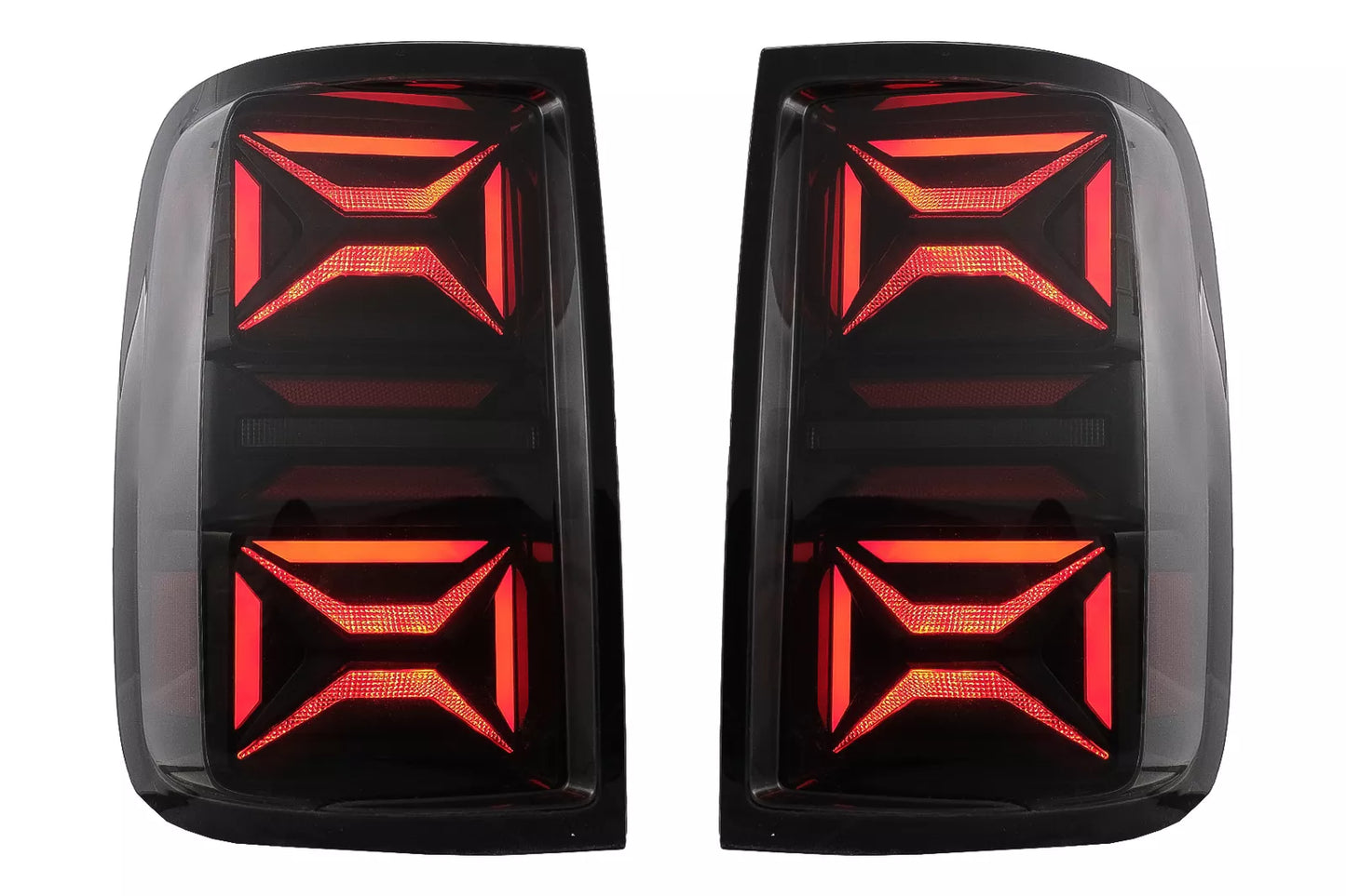 ⭐Fanali posteriori Full LED per VW Amarok 10-20 luce di rotazione dinamica ⭐