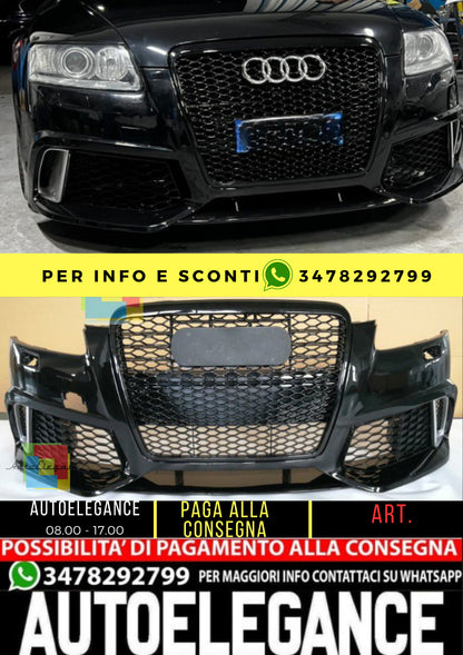 Front bumper suitable for Audi A6 C6 4F Saloon Avant (2004-2010) RS6 Look