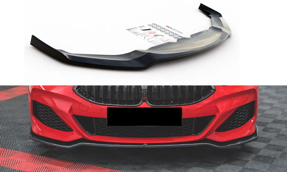 💫ART.8636 Street+ Splitter Anteriore V.2 per BMW 8 Coupe G15 / 8 Gran Coupe💫