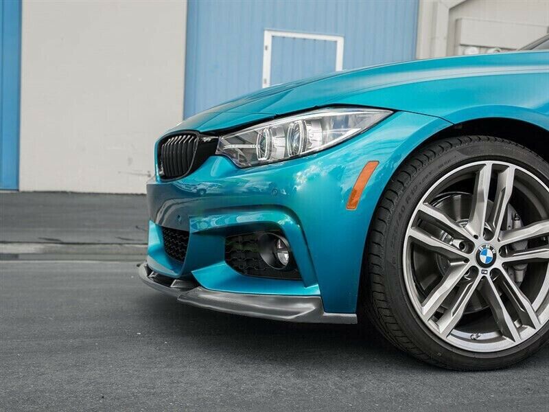 3 PIECE SPLITTER SUITABLE FOR BMW 4 SERIES F32 F33 F36 MSPORT GLOSS BLACK TENZO 