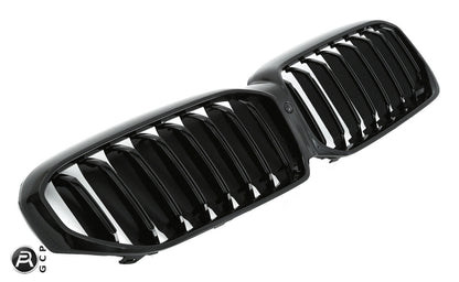 ADATTO PER BMW SERIE 5 G30 G31 LCI SPORT GRIGLIA RADIATORE NERO LUCIDO AUTOELEGANCERICAMBI