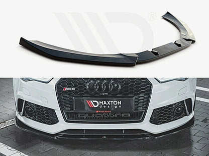 💕 Splitter adatto per  AUDI RS6 C7 nero lucido 💕