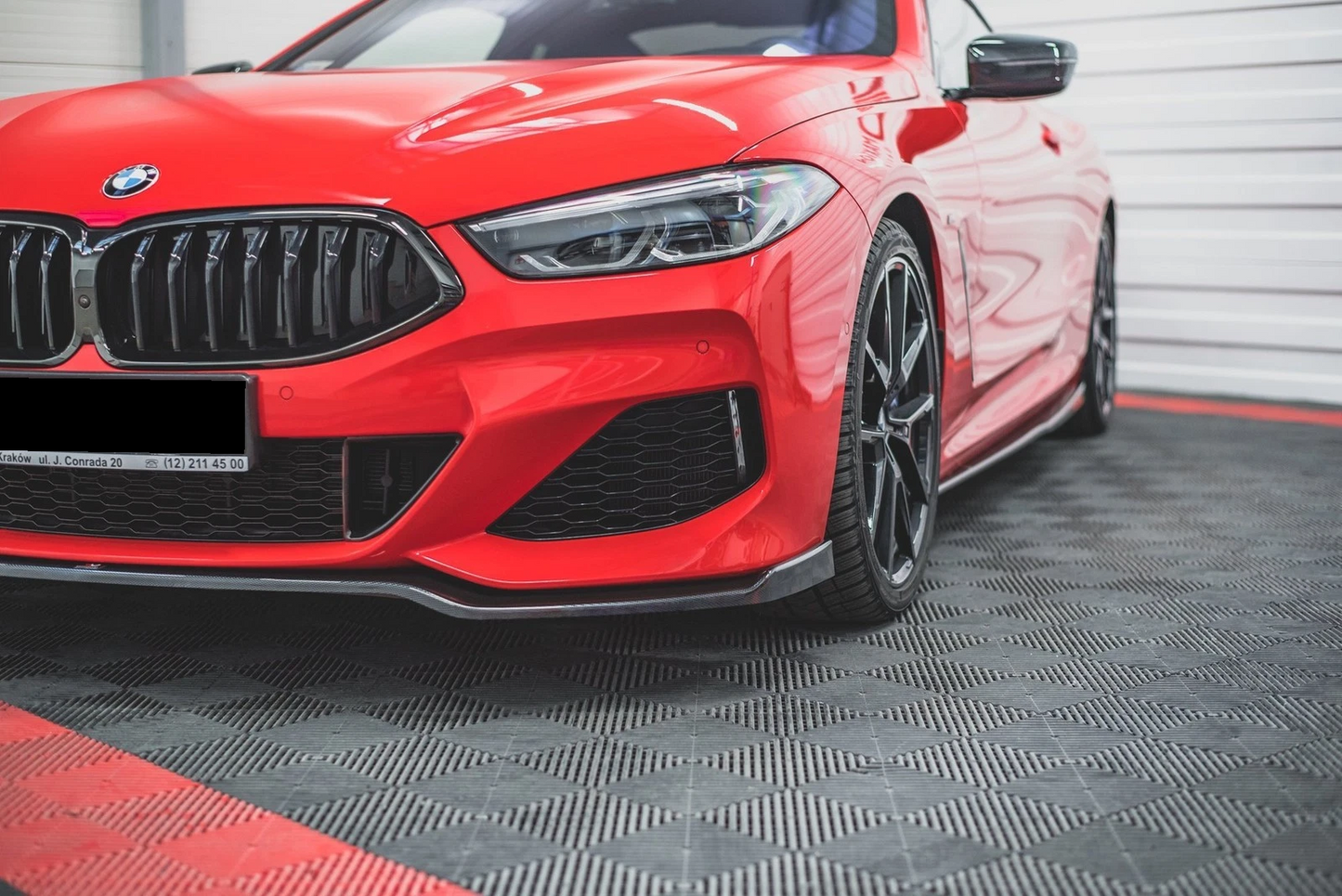 💫ART.8636 Street+ Splitter Anteriore V.2 per BMW 8 Coupe G15 / 8 Gran Coupe💫