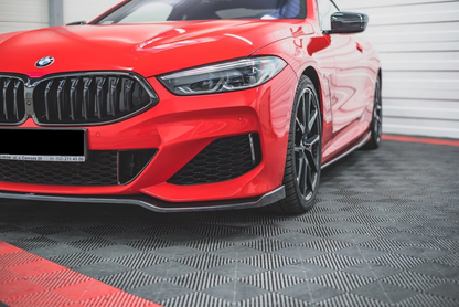 💫ART.8636 Street+ Splitter Anteriore V.2 per BMW 8 Coupe G15 / 8 Gran Coupe💫