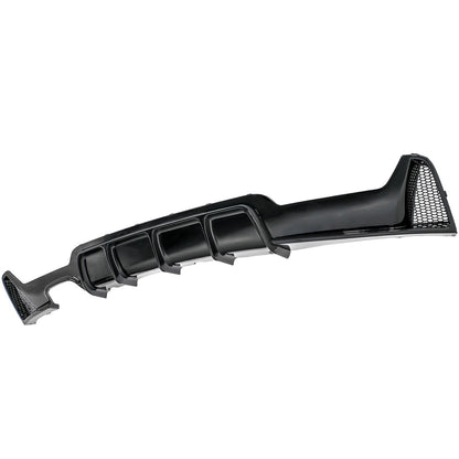 Diffusore posteriore paraurti doppio adatto per BMW Serie 4 Coupe F32 F82 Sport