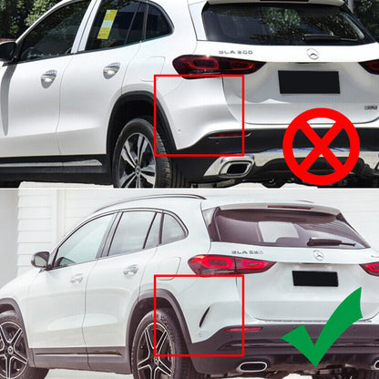 AMG LOOK COPS AERO FLAPS NERO adatto per Mercedes GLA H247