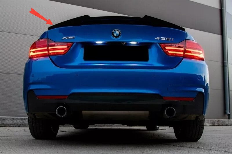 ⭐Spoiler per bagagliaio per BMW Serie 4 Coupé F32 2013+ M4 CSL Look nero opaco⭐