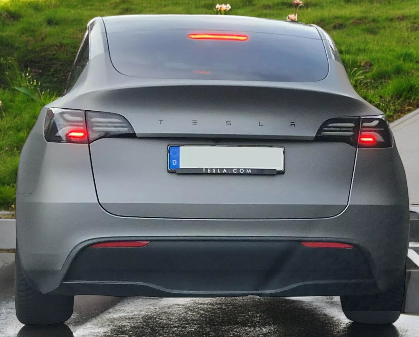 Luci posteriori Full LED per Tesla Model 3 2017+ frecce LED dinamiche nere