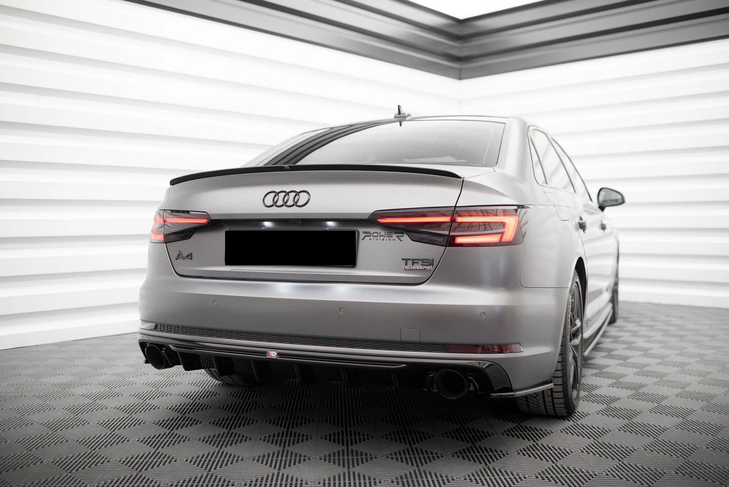 💫ART.8638 Street+ Diffusore Posteriore V.1 adatto per Audi A4 S-line B9💫