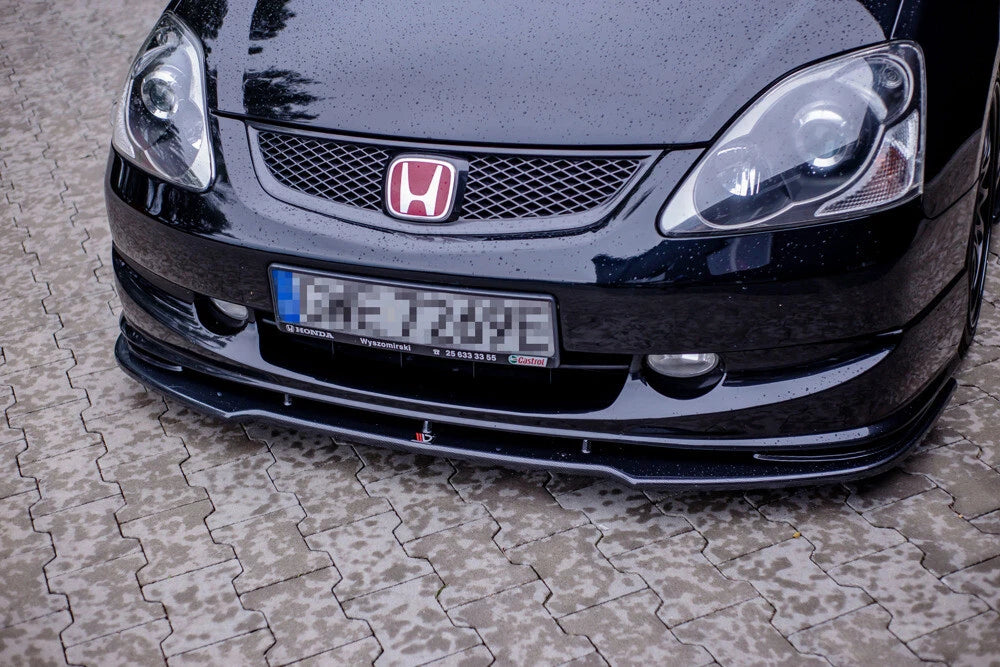 💕Splitter  adatto  per  Honda Civic EP3 Mk7 Type-R/S FL  nero lucido  💕
