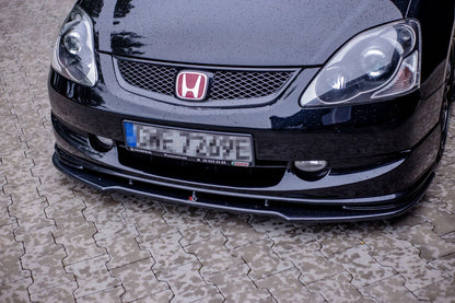 💕Splitter  adatto  per  Honda Civic EP3 Mk7 Type-R/S FL  nero lucido  💕