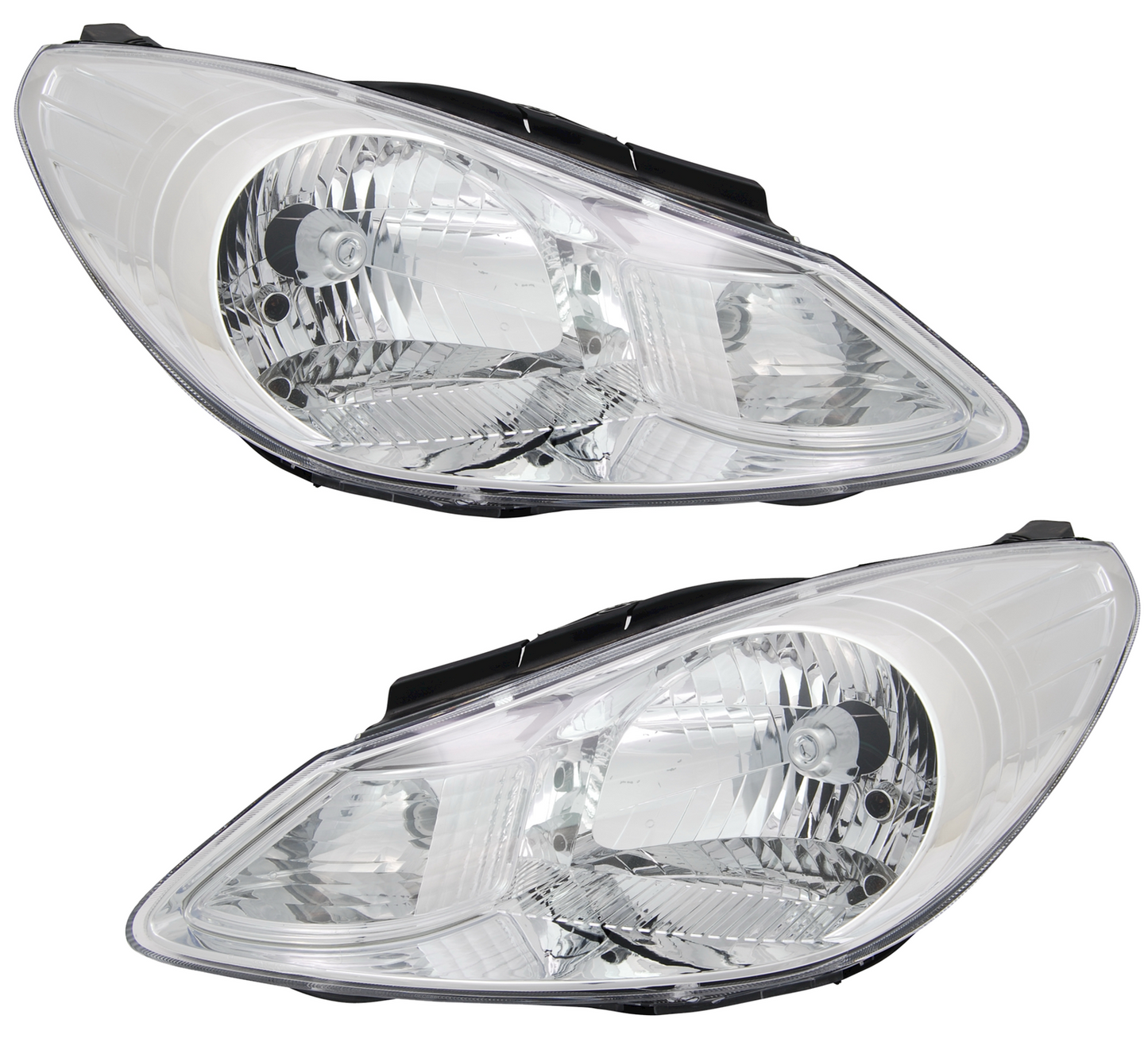 Headlight set for Hyundai i10 (PA) H4 engine LWR 2007-2010 