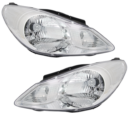 Headlight set for Hyundai i10 (PA) H4 engine LWR 2007-2010 