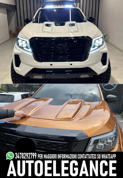 PRESA D'ARIA SUL COFANO ADATTA PER NISSAN NAVARA NUOVO MODELLO NP300 2015+