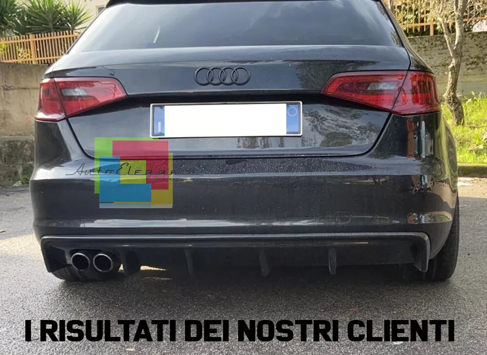 AUDI A3 8V SPORTBACK 2012-2015 DIFFUSORE RS3 ABS PER PARAURTI SLINE .-.