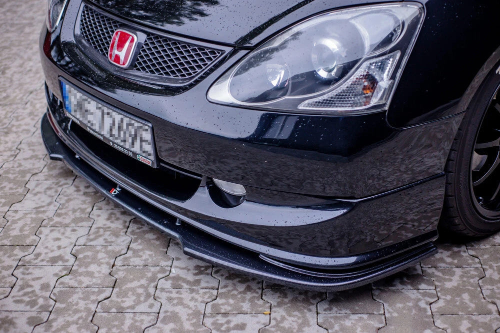 💕Splitter  adatto  per  Honda Civic EP3 Mk7 Type-R/S FL  nero lucido  💕