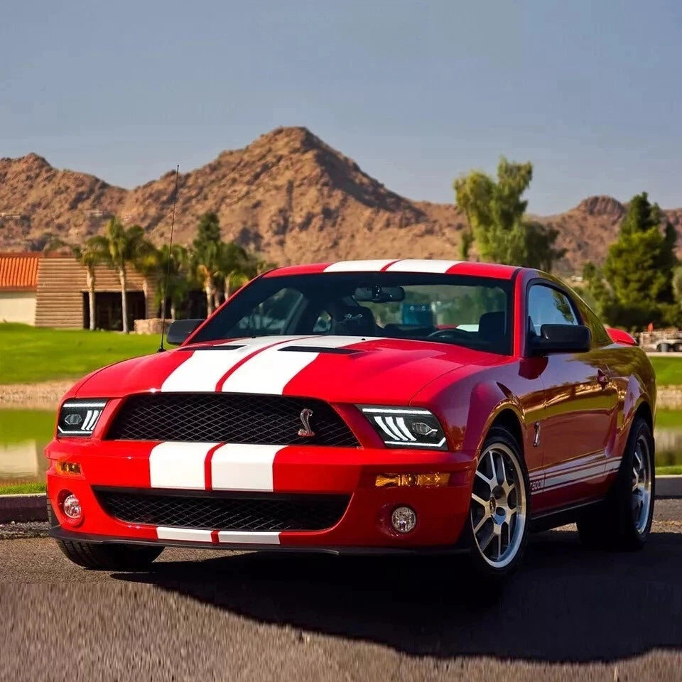 ⭐ART.2890 Fari Anteriori Full LED con Sequenziale – Ford Mustang (2005–2009)⭐