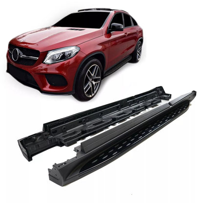 💫ART.5462 Pedane Laterale Sottoporta per Mercedes GLE 2015-2019 Coupe Nero💫
