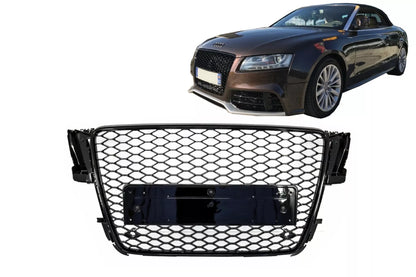 ⭐Griglia per Audi A5 8T 2008-2011 RS5 Look Senza Emblema Nero lucido⭐