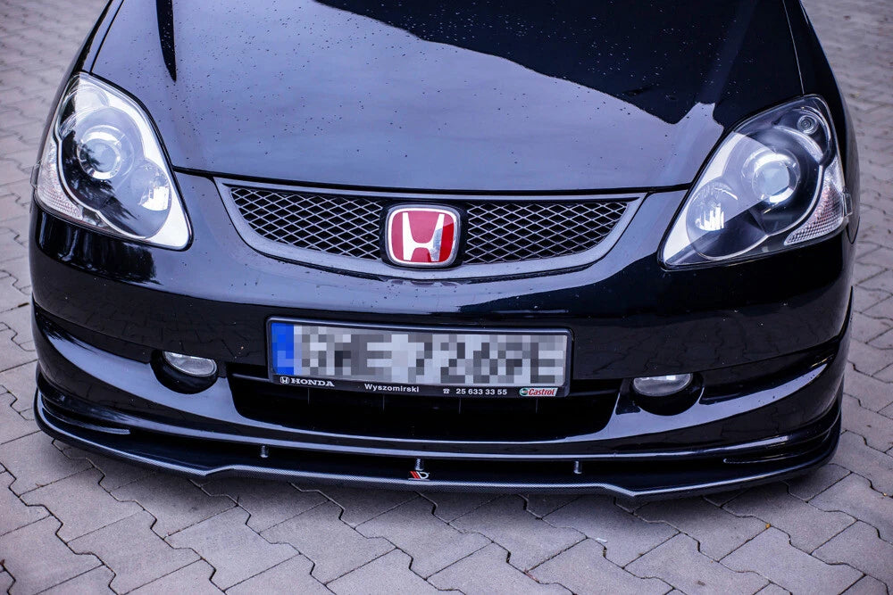 💕Splitter  adatto  per  Honda Civic EP3 Mk7 Type-R/S FL  nero lucido  💕