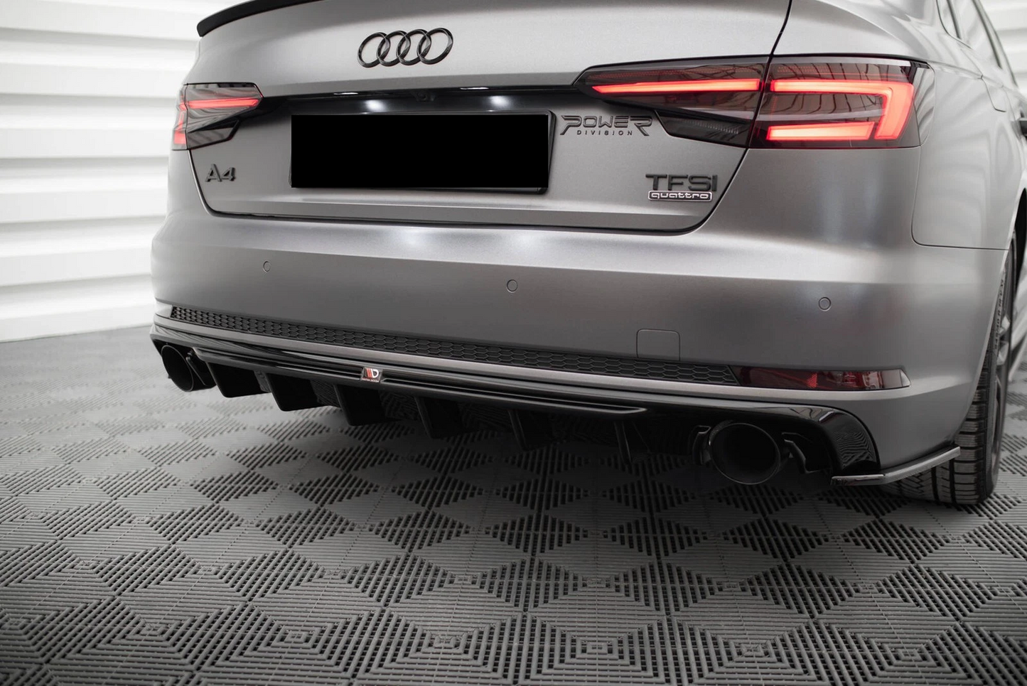 💫ART.8638 Street+ Diffusore Posteriore V.1 adatto per Audi A4 S-line B9💫
