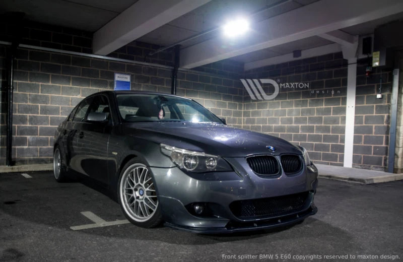 💕Splitter  adatto  per Bmw 5 E60 M-Pack nero  lucido  💕