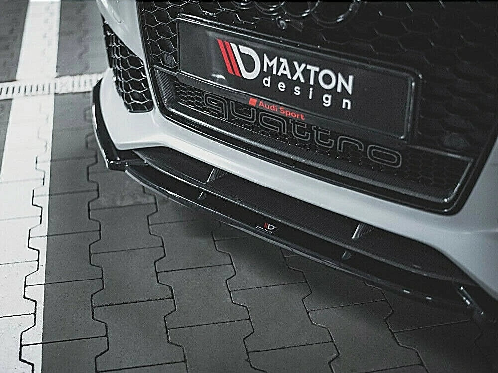 💕 Splitter adatto per  AUDI RS6 C7 nero lucido 💕