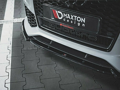 💕 Splitter adatto per  AUDI RS6 C7 nero lucido 💕